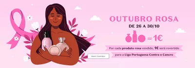 Promoções de Cosmética e Beleza em Setúbal | Outubro Rosa  de O Boticário | 28/10/2024 - 30/10/2024