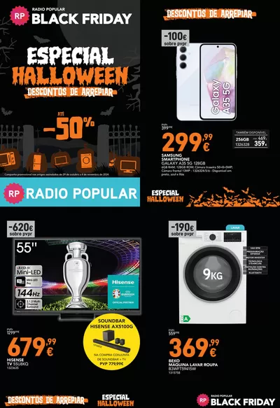 Promoções de Casa e Decoração em Porto | Especial Halloween de Radio Popular | 29/10/2024 - 04/11/2024