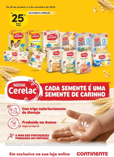 Promoções de Supermercados em Pias (SERPA) | Nestlé Alimentação Infantil de Continente | 31/10/2024 - 04/11/2024