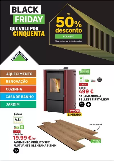 Promoções de Bricolage, Jardim e Construção em Albufeira | 50% Desconto de Leroy Merlin | 31/10/2024 - 10/12/2024