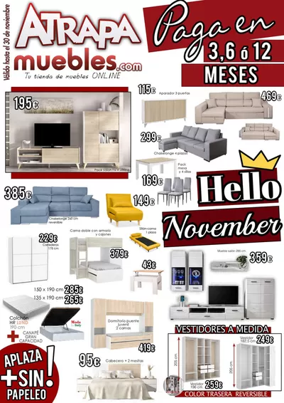 Promoções de Casa e Decoração em Figueira da Foz | Promociones Atrapamuebles de Atrapamuebles | 05/11/2024 - 30/11/2024