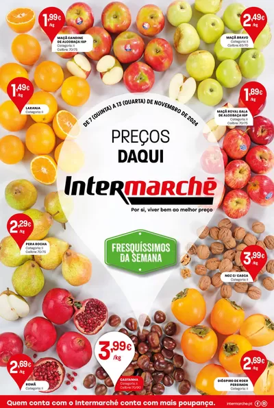 Catálogo Intermarché em Encarnação (Mafra) | Fresquíssimos da semana | 07/11/2024 - 13/11/2024