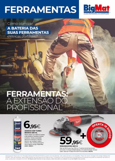 Promoções de Bricolage, Jardim e Construção em Tavira | As nossas melhores ofertas para si de BigMat | 07/11/2024 - 05/12/2024