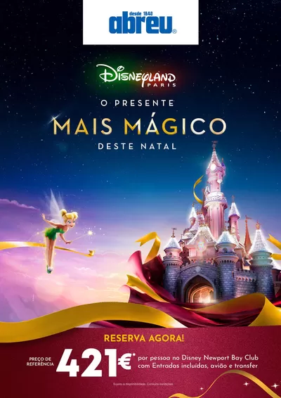 Promoções de Viagens em Amadora | Abreu - Disney - Inverno Mágico de Abreu | 07/11/2024 - 31/12/2024