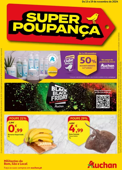 Catálogo Auchan em Outiz | Super Poupança | 13/11/2024 - 19/11/2024