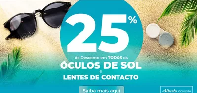 Promoções de Óticas | 25% Desconto de Alberto Oculista | 11/11/2024 - 30/11/2024