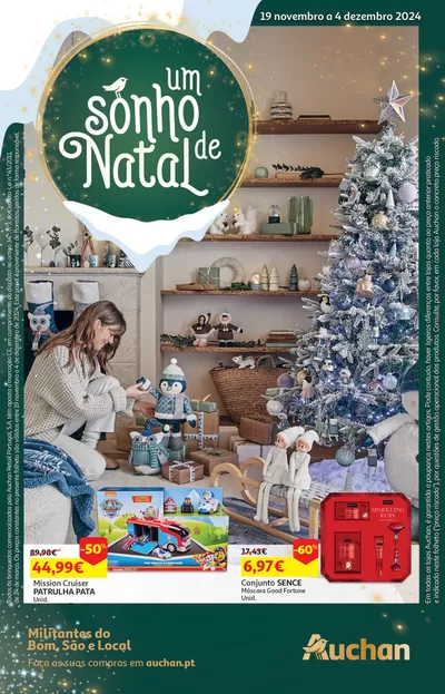 Promoções de Brinquedos e Crianças em Barcelos | Um sonho de Natal de Auchan | 19/11/2024 - 04/12/2024