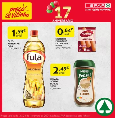 Catálogo SPAR em Vila Nova de Gaia | Preço De Vizinho | 14/11/2024 - 24/11/2024