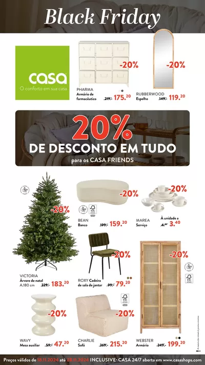 Promoções de Casa e Decoração | Folheto CASA de CASA | 18/11/2024 - 28/11/2024