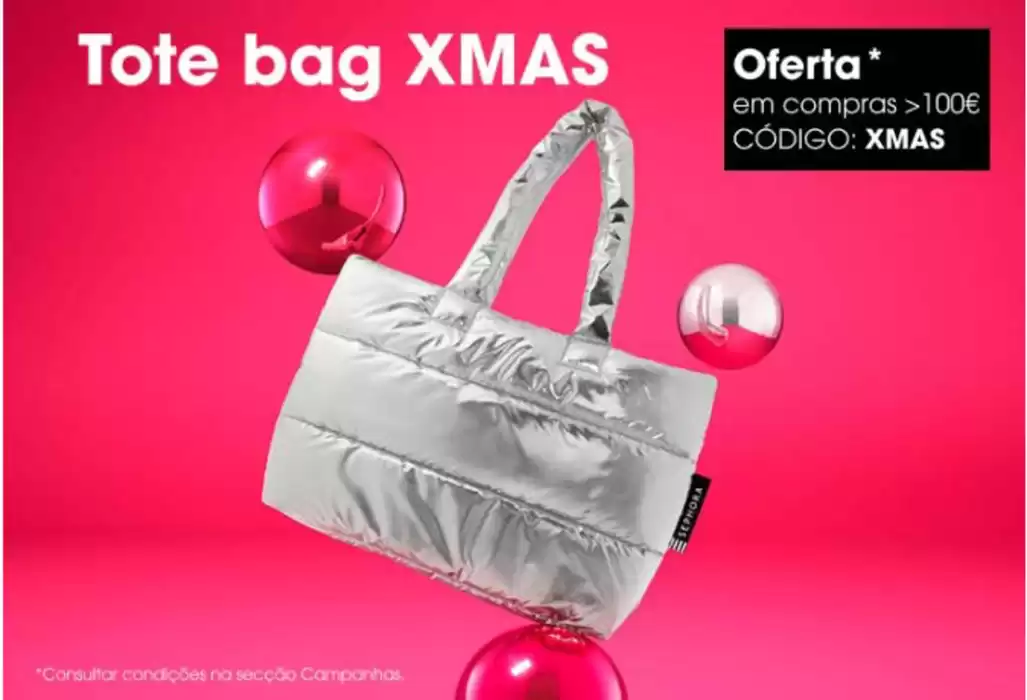 Catálogo Sephora em Braga | Tote bag XMAS | 18/11/2024 - 24/11/2024