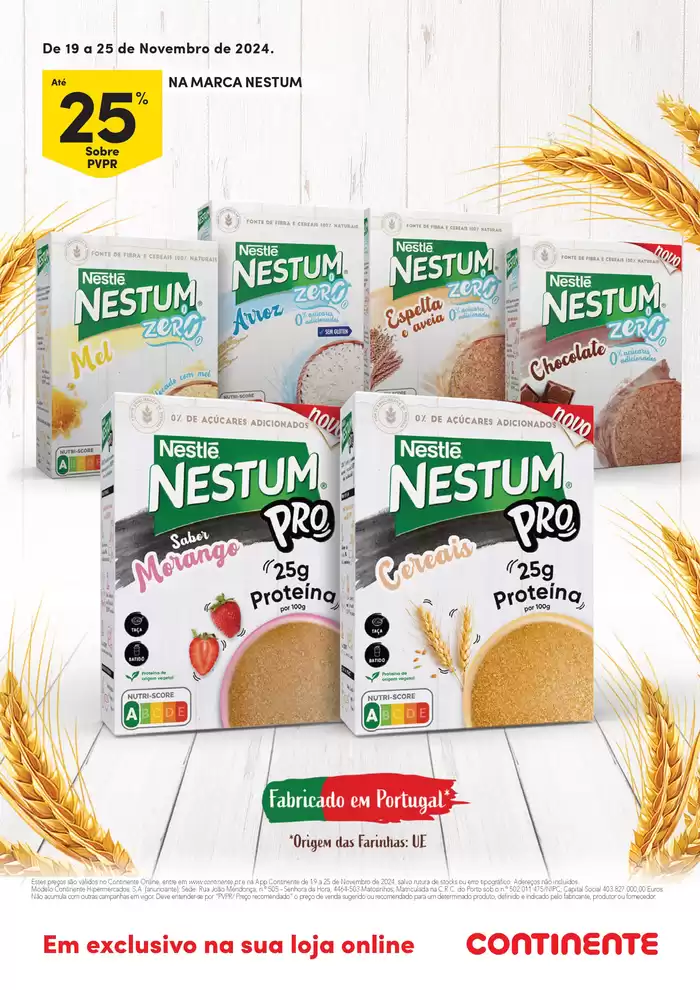 Catálogo Continente em Viseu | Nestlé Alimentação Infantil | 19/11/2024 - 25/11/2024