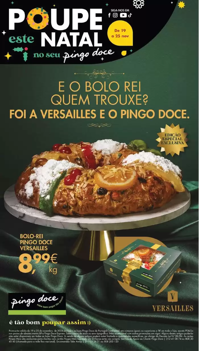 Catálogo Pingo Doce | Ofertas exclusivas para os nossos clientes | 19/11/2024 - 25/11/2024