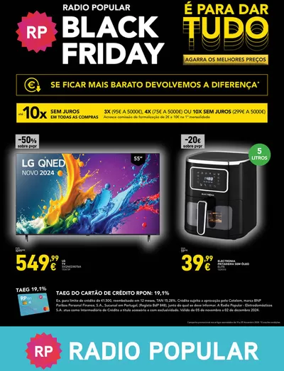 Catálogo Radio Popular | Black Friday | 19/11/2024 - 25/11/2024