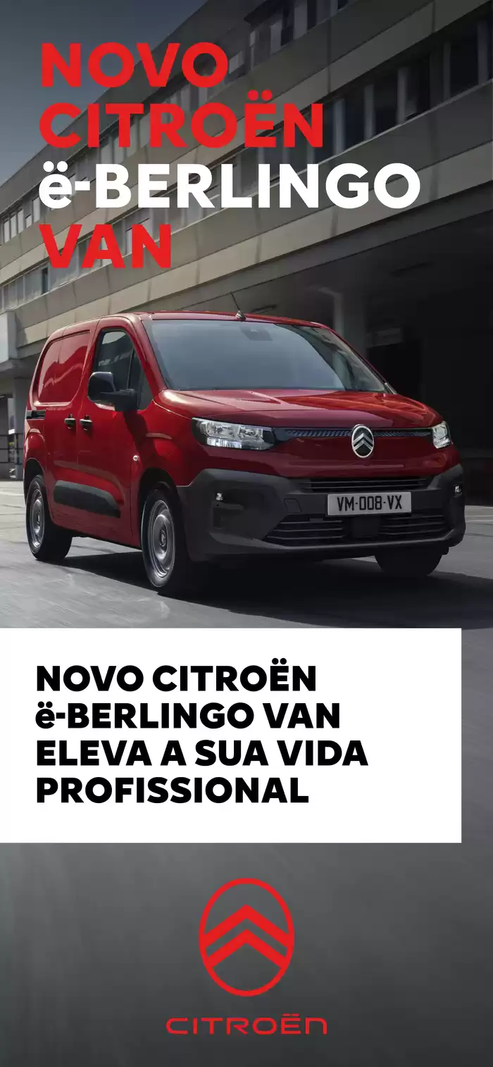 Catálogo Citroen em Vila Nova de Gaia | Catálogo Citroen Novo ë-Berlingo Van | 20/11/2024 - 20/11/2025