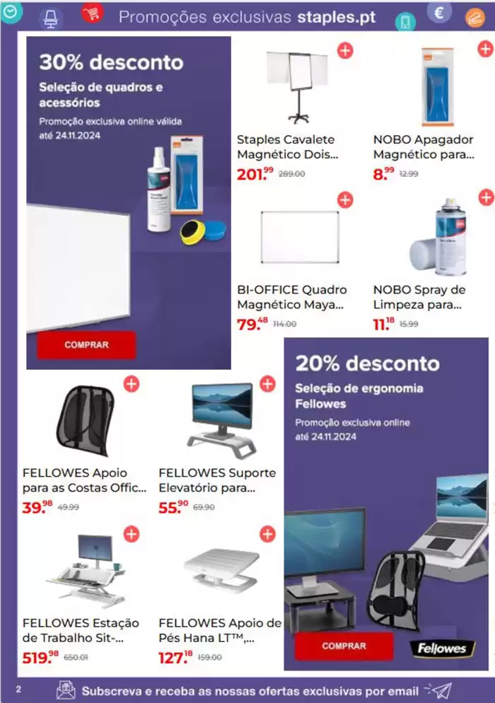 Catálogo Staples em Sintra | Promoção. | 21/11/2024 - 24/11/2024