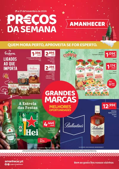 Promoções de Supermercados em Alcoutim | Folheto Amanhecer de Amanhecer | 22/11/2024 - 27/11/2024