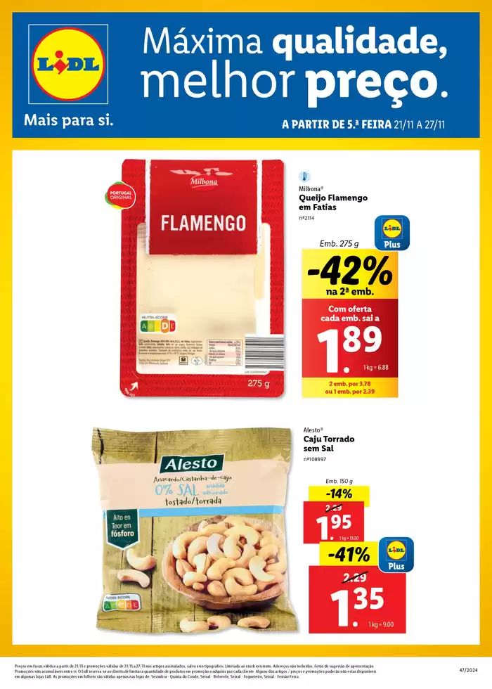 Catálogo Lidl em Sesimbra | Seixal | 22/11/2024 - 27/11/2024