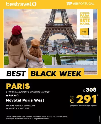 Promoções de Viagens em Baixa da Banheira | Paris de Bestravel | 22/11/2024 - 04/12/2024