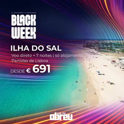 Promoções de Viagens em Albufeira | Ilha Do Sal de Abreu | 25/11/2024 - 09/12/2024