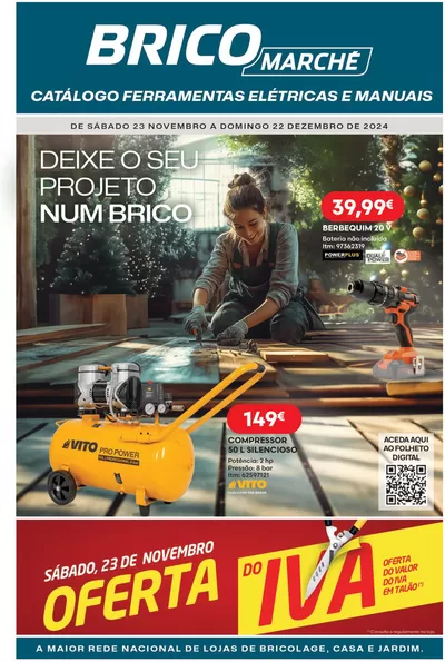 Promoções de Bricolage, Jardim e Construção em Paredes de Coura | F#17 Ferramentas Elétricas e Manuais 24p Nacional de Bricomarché | 25/11/2024 - 22/12/2024