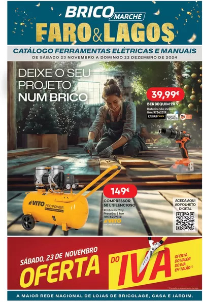 Promoções de Bricolage, Jardim e Construção em Almancil | F#17 Ferramentas Elétricas e Manuais 24p Faro e Lagos de Bricomarché | 25/11/2024 - 22/12/2024