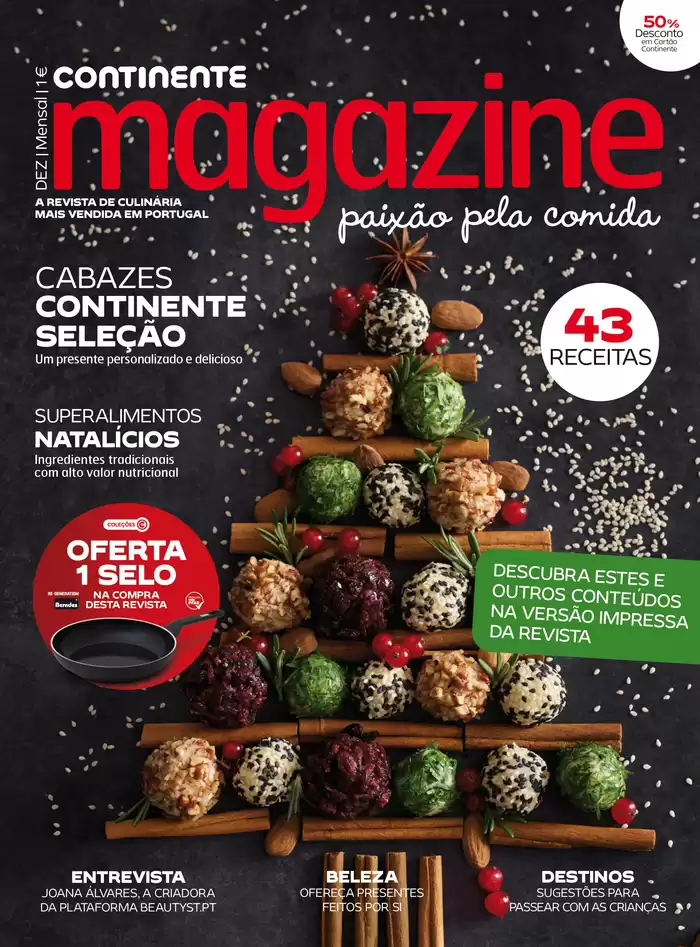 Catálogo Continente em Funchal | Continente Magazine: Paixão pela comida | 26/11/2024 - 31/12/2024