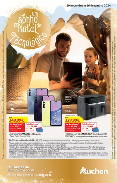 Promoções de Supermercados em Loures | Tecno Natal de Auchan | 29/11/2024 - 26/12/2024