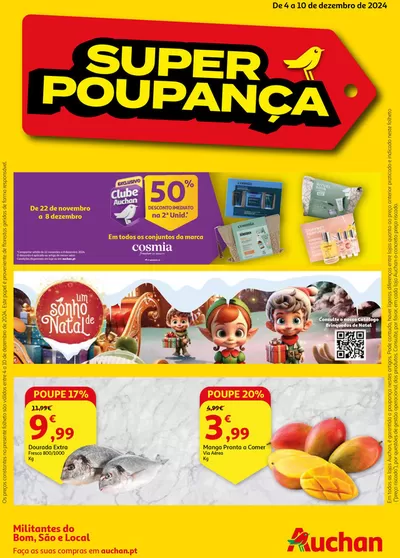 Catálogo Auchan em Vila Nova de Gaia | Super Poupança | 04/12/2024 - 10/12/2024