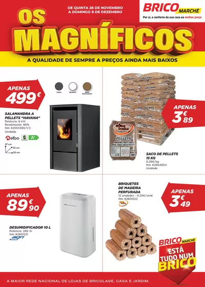 Promoções de Bricolage, Jardim e Construção em Almancil | Os Magníficos #03 de Bricomarché | 28/11/2024 - 08/12/2024