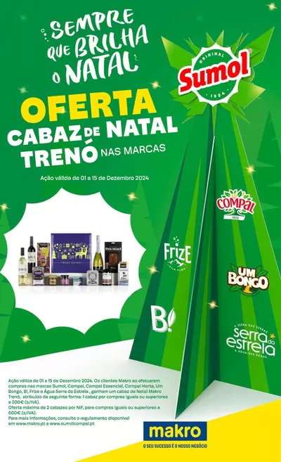 Catálogo Makro em Lisboa | Sempre que o Natal Brilha | Sumol+Compal | 02/12/2024 - 15/12/2024