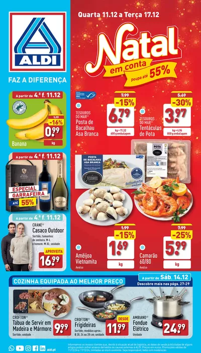 Catálogo Aldi em Caldas da Rainha | Natal em conta | 11/12/2024 - 17/12/2024