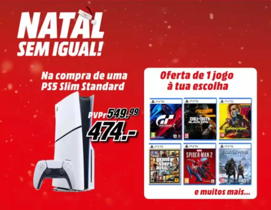 Catálogo Media Markt em Vila Nova de Gaia | Natal Sem Igual | 04/12/2024 - 31/12/2024