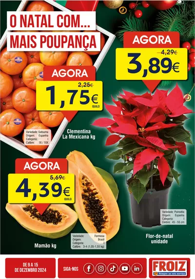 Catálogo Froiz em Braga | Froiz Promoção da semana | 10/12/2024 - 15/12/2024