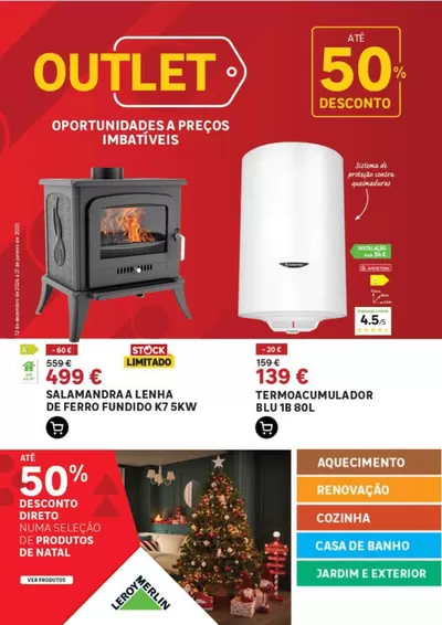 Catálogo Leroy Merlin em Vila Nova de Gaia | Até 50% Desconto  | 12/12/2024 - 21/01/2025