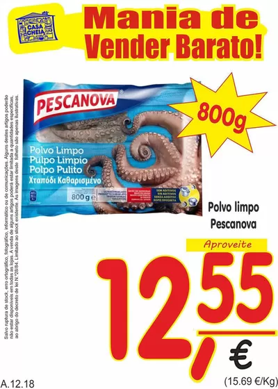 Catálogo Casa Cheia | Polvo limpo Pescanova | 13/12/2024 - 18/12/2024