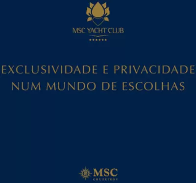 Catálogo MSC Cruzeiros | MSC Yacht Club | 19/12/2024 - 31/12/2025