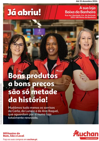 Catálogo Auchan em Baixa da Banheira | Já abriu! | 20/12/2024 - 31/12/2024