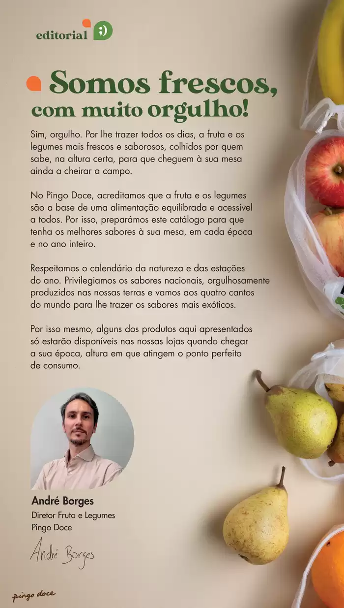 Catálogo Pingo Doce em Ponta Delgada | Pingo Doce Fruta e Legumes | 23/12/2024 - 21/01/2025