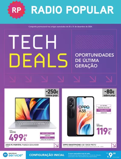 Catálogo Radio Popular em Funchal | TECH DEALS | 25/12/2024 - 31/12/2024