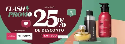 Promoções de Cosmética e Beleza em Marinha Grande | Flash Promo de O Boticário | 26/12/2024 - 21/01/2025