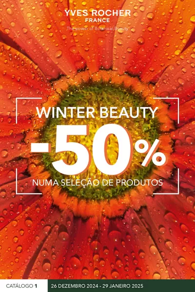 Promoções de Cosmética e Beleza em Marinha Grande | -50%  de Yves Rocher | 26/12/2024 - 29/01/2025