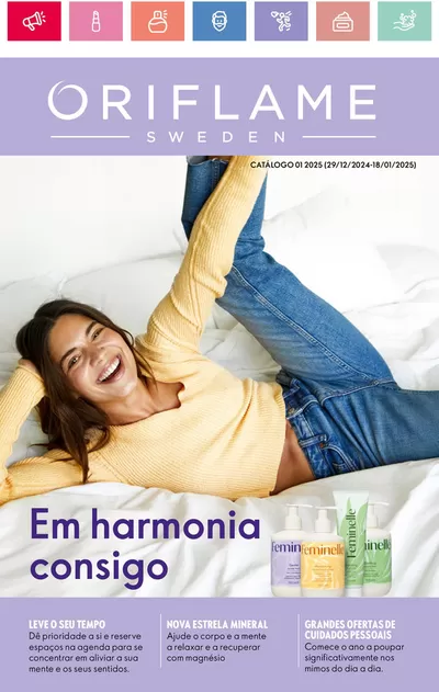 Promoções de Cosmética e Beleza em Marinha Grande | Folheto Oriflame de Oriflame | 30/12/2024 - 18/01/2025