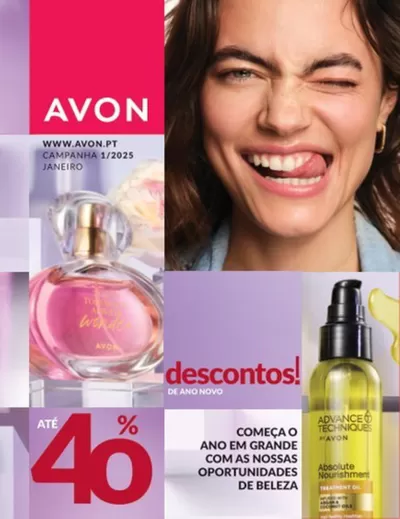 Promoções de Cosmética e Beleza em Marinha Grande | DESCONTOS DE ANO NOVO de Avon | 03/01/2025 - 31/01/2025