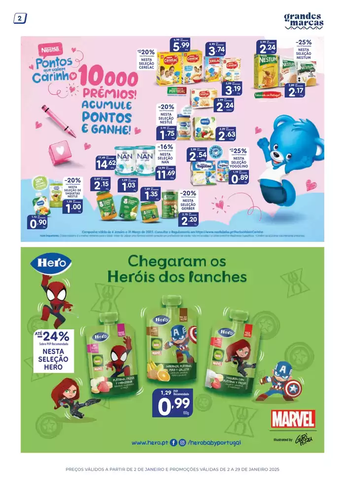 Catálogo Minipreço | Folhetos Grandes Marcas Janeiro | 03/01/2025 - 29/01/2025