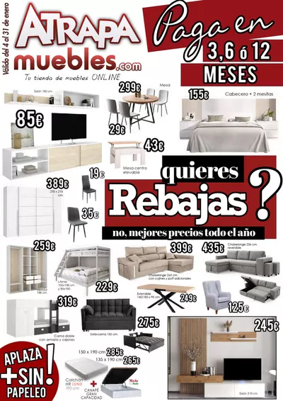 Promoções de Casa e Decoração em Figueira da Foz | Promociones Atrapamuebles de Atrapamuebles | 06/01/2025 - 31/01/2025