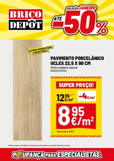 Promoções de Bricolage, Jardim e Construção | Ofertas Janeiro de Brico Depôt | 06/01/2025 - 30/01/2025