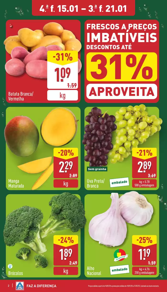 Catálogo Aldi em Beja | POUPA ATÉ 32% | 15/01/2025 - 21/01/2025