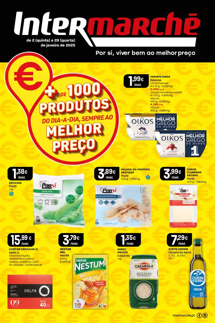 Catálogo Intermarché em Coimbra | CATÁLOGO 1000 PRODUTOS AO MELHOR PREÇO | 09/01/2025 - 29/01/2025