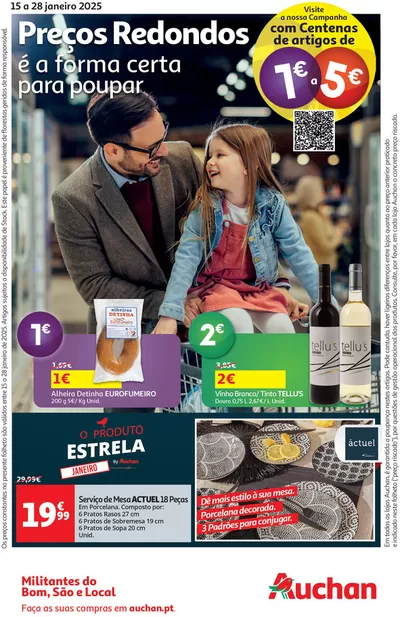 Catálogo Auchan | Preços Redondos | 15/01/2025 - 28/01/2025