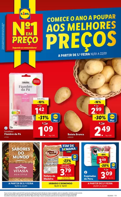 Catálogo Lidl | Comece o ano a poupar aos melhores preços | 16/01/2025 - 22/01/2025